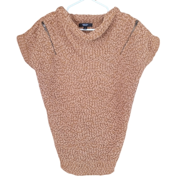 Simply Vera Wang Short Sleeve Chunky Knit Top S - Picture 2 of 6